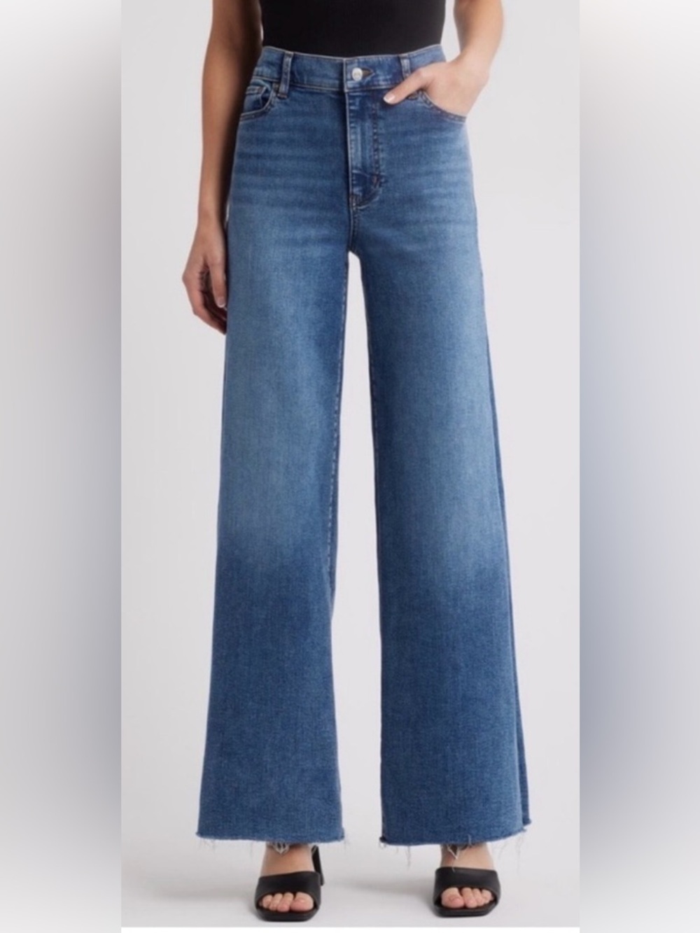 PRICE DROP Frame Le Slim High-Rise Wide Leg Jeans - Picture 2 of 8